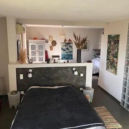 T2 Sur La Plage Avec Vue Mer, Dans Avec Piscine Apartamento *